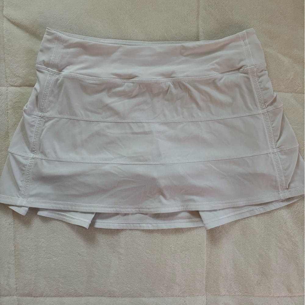 Lululemon Pace Rival Midi Skirt- White
